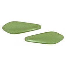 DG-10 Two Hole Daggers бусины 16х5мм Pearl Coat - Olive (25034AL) - 600шт