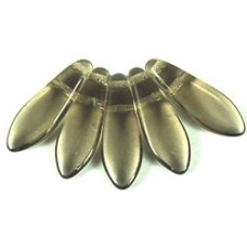 DG-10 Two Hole Daggers бусины 16х5мм Black Diamond (40010) - 600шт