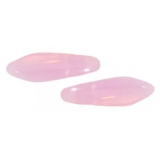 DG-10 Two Hole Daggers бусины 16х5мм Milky Pink (71010) - 600шт