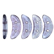 DG-9 Crescent бусины 10х3мм Luster - Transparent Amethyst (LE00030) - 100гр