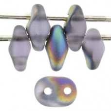 DG-7 SuperDuo бусины 5х2мм Matte - Tanzanite - Vitral (MV20500) - 100гр