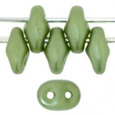 DG-7 SuperDuo бусины 5х2мм Pearl Coat - Olive (25034AL) - 100гр