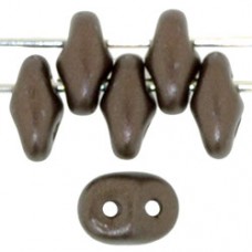 DG-7 SuperDuo бусины 5х2мм Pearl Coat - Bistre (25036AL) - 100гр