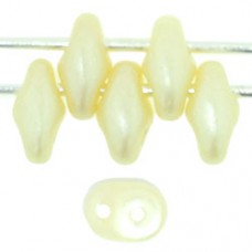 DG-7 SuperDuo бусины 5х2мм Pearl Coat - Cream (25039AL) - 100гр