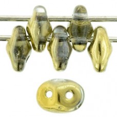 DG-7 SuperDuo бусины 5х2мм Crystal - Topaz (26441CR) - 100гр DG-7 SuperDuo бусины 5х2мм Crystal - Topaz (26441CR) - 100гр