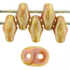 DG-7 SuperDuo бусины 5х2мм White Apricot (29123WH) - 100гр DG-7 SuperDuo бусины 5х2мм White Apricot (29123WH) - 100гр