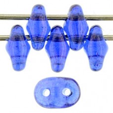 DG-7 SuperDuo бусины 5х2мм Sapphire - Vega (LE30060) - 100гр