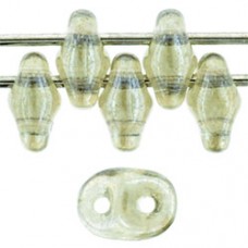 DG-7 SuperDuo бусины 5х2мм Luster - Black Diamond (L40020) - 100гр