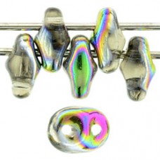 DG-7 SuperDuo бусины 5х2мм Black Diamond - Vitral (V40020) - 100гр