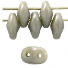 DG-7 SuperDuo бусины 5х2мм Luster - Opaque Gray (L43020) - 100гр