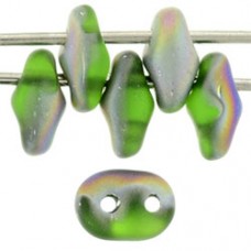 DG-7 SuperDuo бусины 5х2мм Matte - Chrysolite - Vitral (MV50050) - 100гр