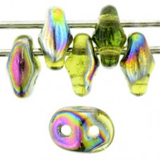 DG-7 SuperDuo бусины 5х2мм Olivine - Vitral (V50230) - 100гр