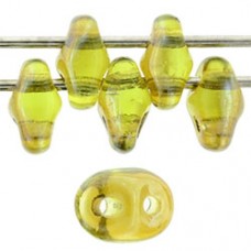 DG-7 SuperDuo бусины 5х2мм Olivine - Celsian (Z50230) - 100гр