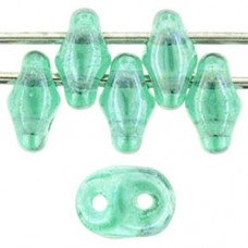 DG-7 SuperDuo бусины 5х2мм Luster - Emerald (L50720) - 100гр