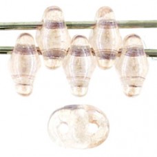 DG-7 SuperDuo бусины 5х2мм Luster - Rosaline (L70120) - 100гр