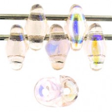 DG-7 SuperDuo бусины 5х2мм Rosaline AB (X70120) - 100гр