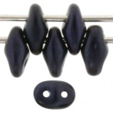 DG-7 SuperDuo бусины 5х2мм Metallic Suede - Dk Purple (79022MJT) - 100гр