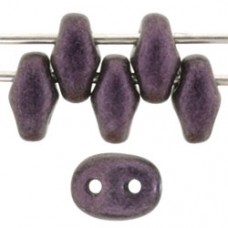 DG-7 SuperDuo бусины 5х2мм Metallic Suede - Pink (79086MJT) - 100гр