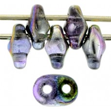 DG-7 SuperDuo бусины 5х2мм Magic Line - Violet/Gray (95500CR) - 100гр