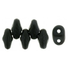 DG-7 MiniDuo бусины 5х2мм Matte - Jet (M23980) - 50гр