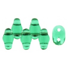 DG-7 MiniDuo бусины 5х2мм Emerald (50720) - 50гр