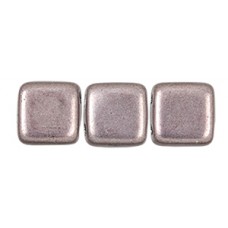 DG-10 Two Hole Tile бусины 6мм Saturated Metallic Almost Mauve 	 (05A02)