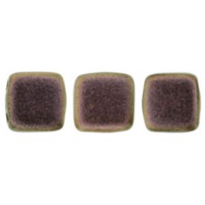 DG-10 Two Hole Tile бусины 6мм Polychrome - Copper Rose 	 (94100JT)