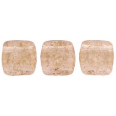 DG-10 Two Hole Tile бусины 6мм Gold Marbled - Rosaline 	 (GM70100)