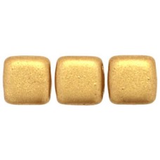 DG-10 Two Hole Tile бусины 6мм Matte - Metallic Flax 	 (K0171)