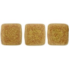 DG-10 Two Hole Tile бусины 6мм Pacifica - Macadamia 	 (S1006WH)