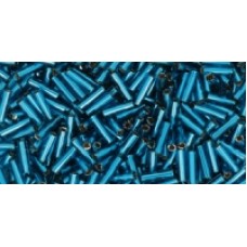 Стеклярус ТОХО 6мм Silver-Lined Aqua (23BD) - 250гр