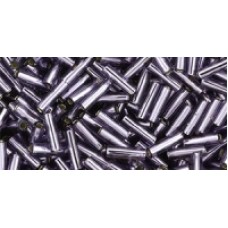 Стеклярус ТОХО 6мм Silver-Lined Tanzanite (39) - 250гр