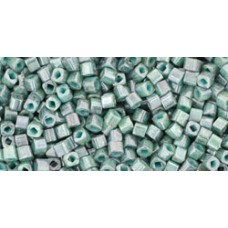 Кубик ТОХО 1,5мм Marbled Opaque Turquoise/Blue (1207) - 250гр
