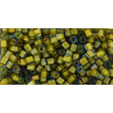Кубик ТОХО 1,5мм Inside-Color Luster Black Diamond/Opaque Yellow-Lined (246) - 250гр