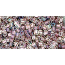 Кубик ТОХО 1,5мм Inside-Color Crystal/Rose Gold-Lined (267) - 250гр