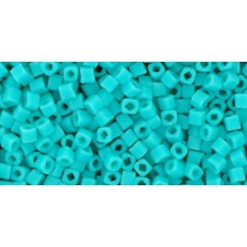 Японский бисер кубик TOHO Beads 1,5мм Opaque-Frosted Turquoise (55F)
