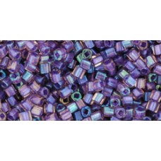 Кубик ТОХО 1,5мм Inside-Color Rainbow Rosaline/Opaque Purple-Lined (928) - 250гр