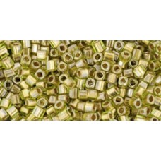 Кубик ТОХО 1,5мм Gold-Lined Peridot (991) - 250гр