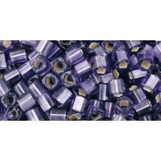 Японский бисер кубик TOHO Beads 3мм Silver-Lined Frosted Lt Tanzanite (39F)