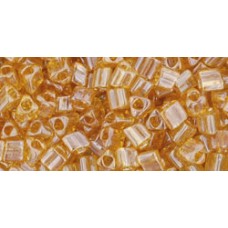Японский треугольный бисер TOHO Beads 8/0 Transparent-Lustered Med Topaz (103B) - 250гр