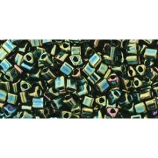 Треугольный ТОХО 11/0 Metallic Iris - Green/Brown (84) - 250гр Треугольный ТОХО 11/0 Metallic Iris - Green/Brown (84) - 250гр