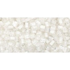 Треугольный ТОХО 11/0 Inside-Color Crystal/Snow-Lined (981) - 250гр