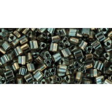 Треугольный ТОХО 11/0 Gold-Lined Black Diamond (993) - 250гр