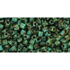 Треугольный ТОХО 11/0 HYBRID Turquoise - Picasso (Y307) - 100гр