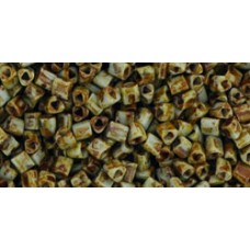 Треугольный ТОХО 11/0 HYBRID Opaque Gray - Picasso (Y312) - 100гр