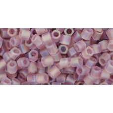 Рубка ТОХО 8/0 Transparent-Rainbow-Frosted Lt Amethyst (166F) - 250гр