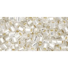 Рубка ТОХО 8/0 Silver-Lined Crystal (21) - 250гр