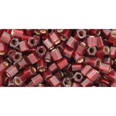 Рубка ТОХО 8/0 Silver-Lined Frosted Ruby (25CF) - 250гр
