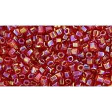 Японская рубка TOHO Beads 11/0 Transparent-Rainbow Siam Ruby (165B)