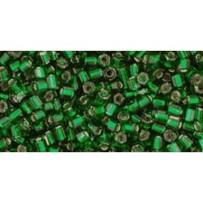 Рубка ТОХО 11/0 Silver-Lined Green Emerald (36) - 250гр